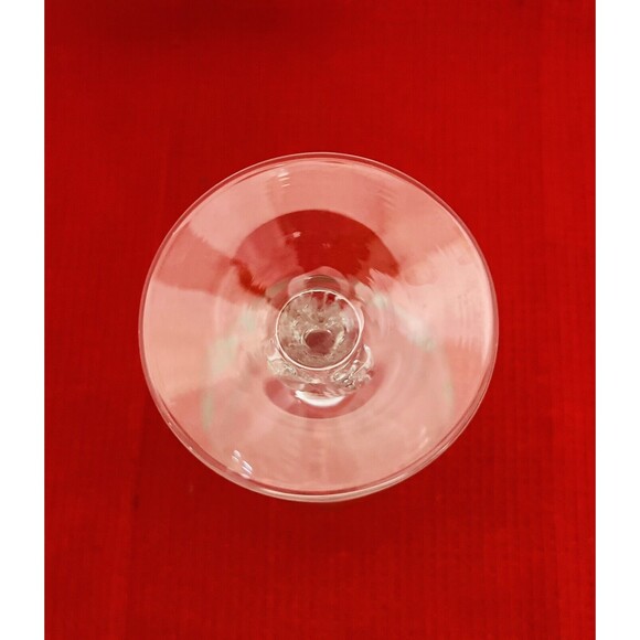 VTG Arby's Christmas Holly Berry Stemmed Wine or Sherbert Glass Set Of One - Picture 5 of 7